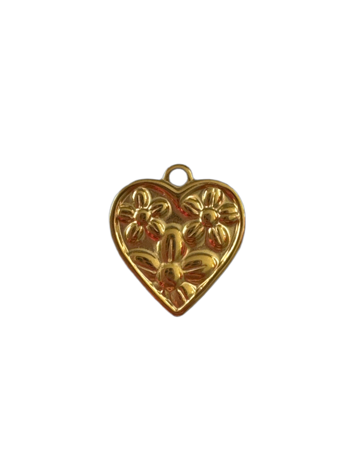 Gold flower heart