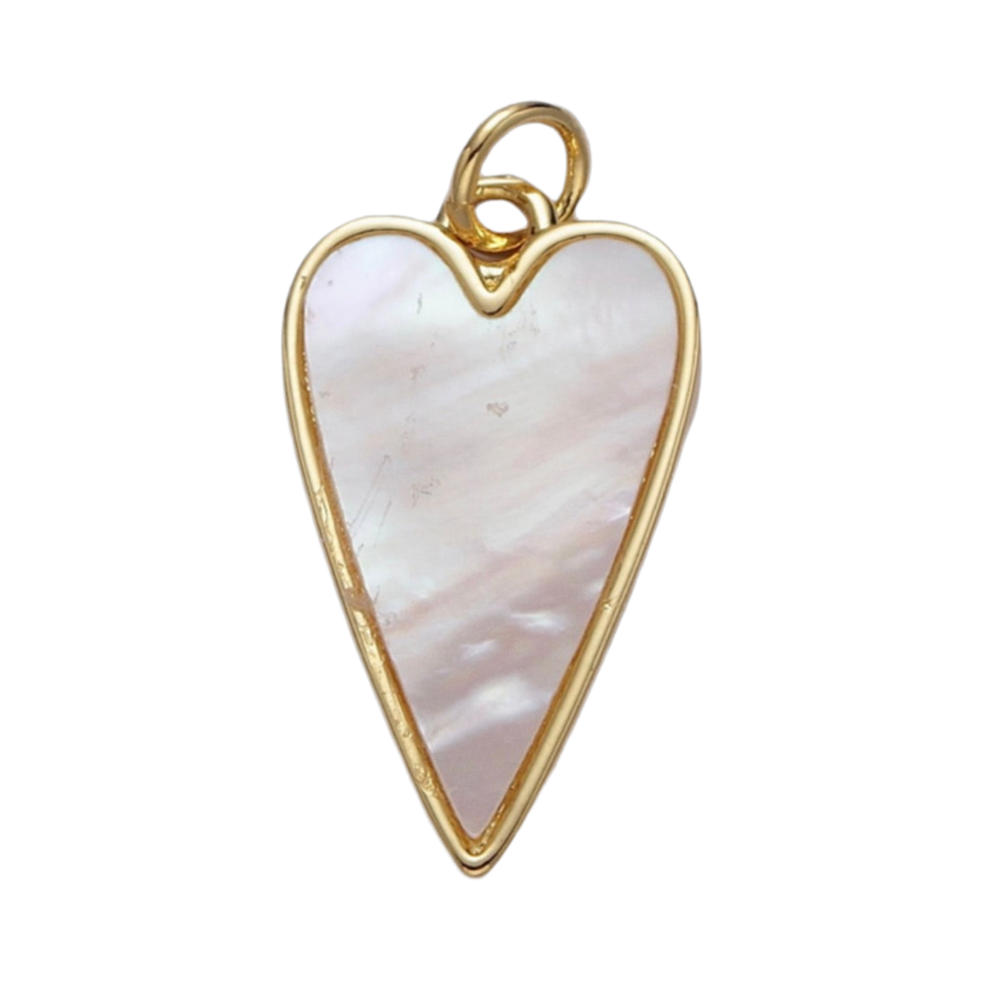 Long pearl heart