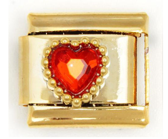 Red heart gem