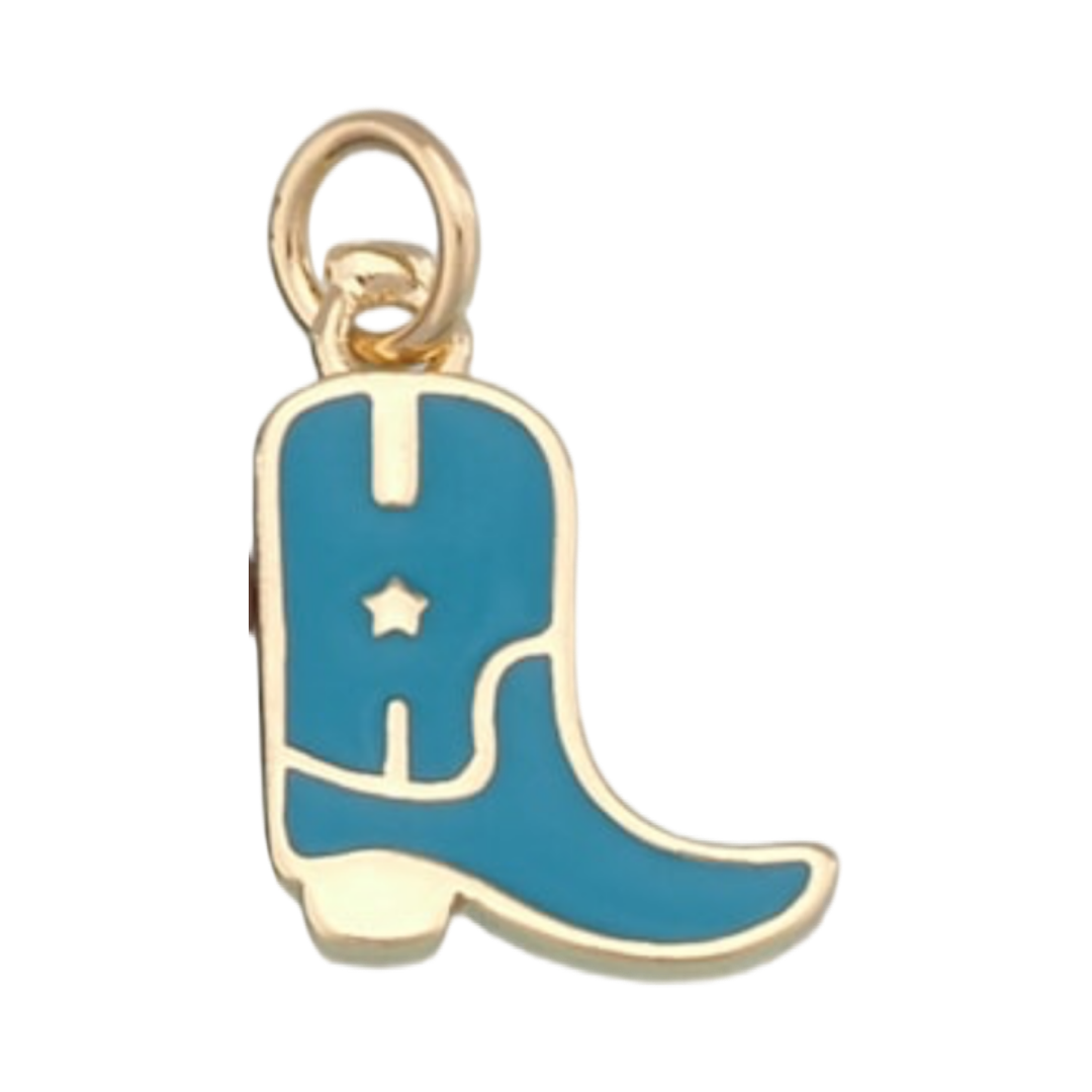 Colored cowboy boot