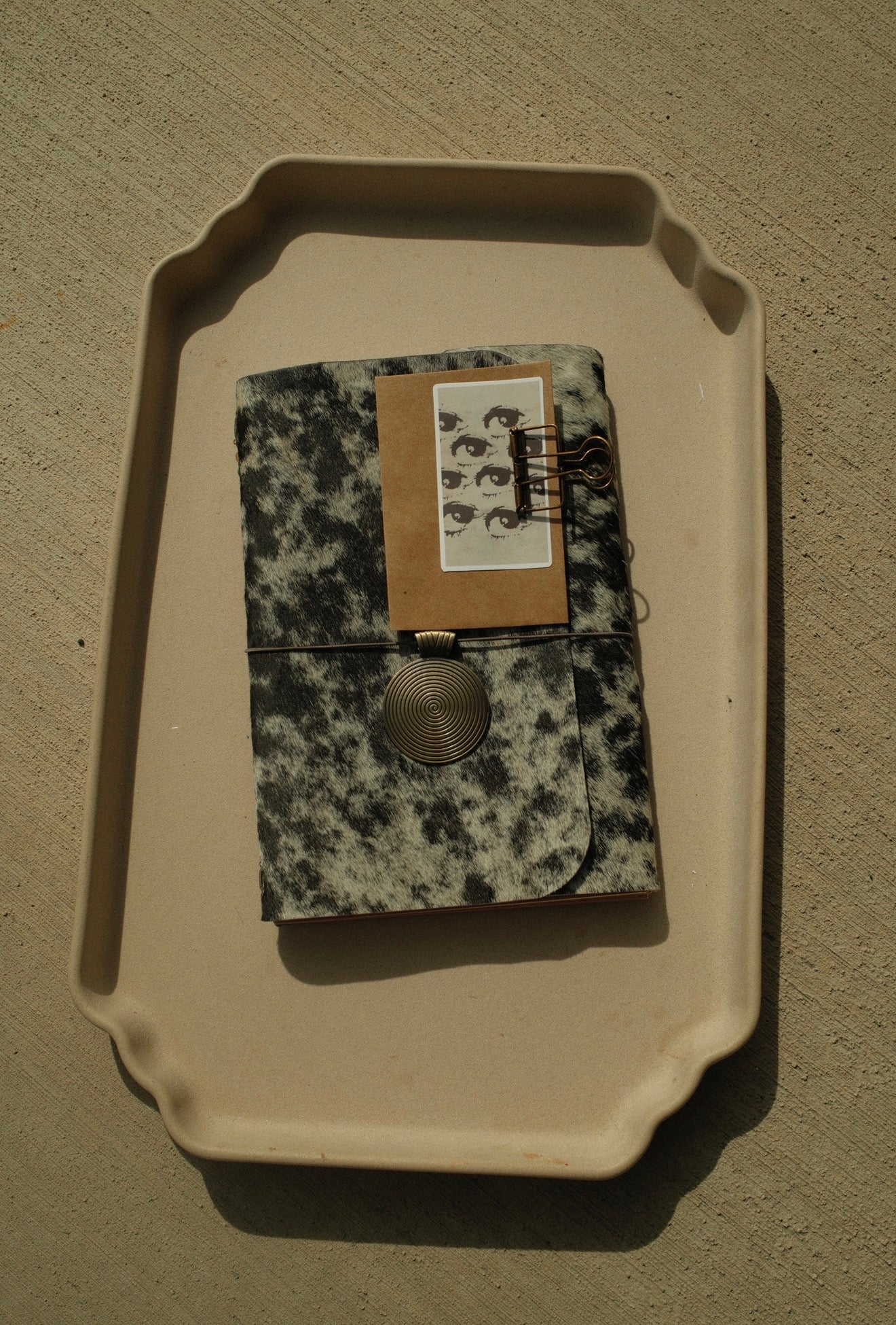 Vol. 1 - A5 cowhide dotted