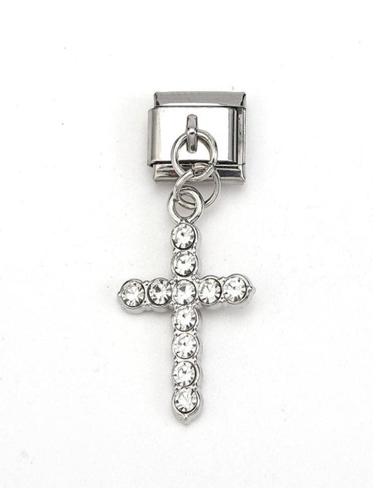 Dangle Rhinestone cross