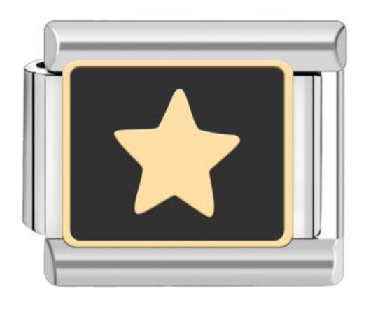 Black/Gold Star