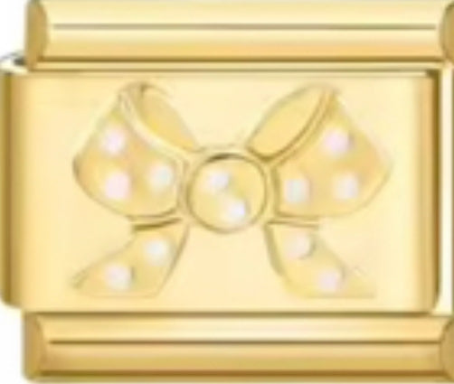 Gold bow