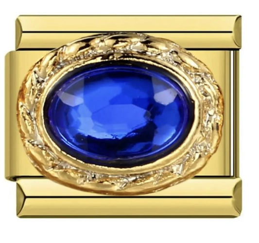 Vintage Dark Blue Gem