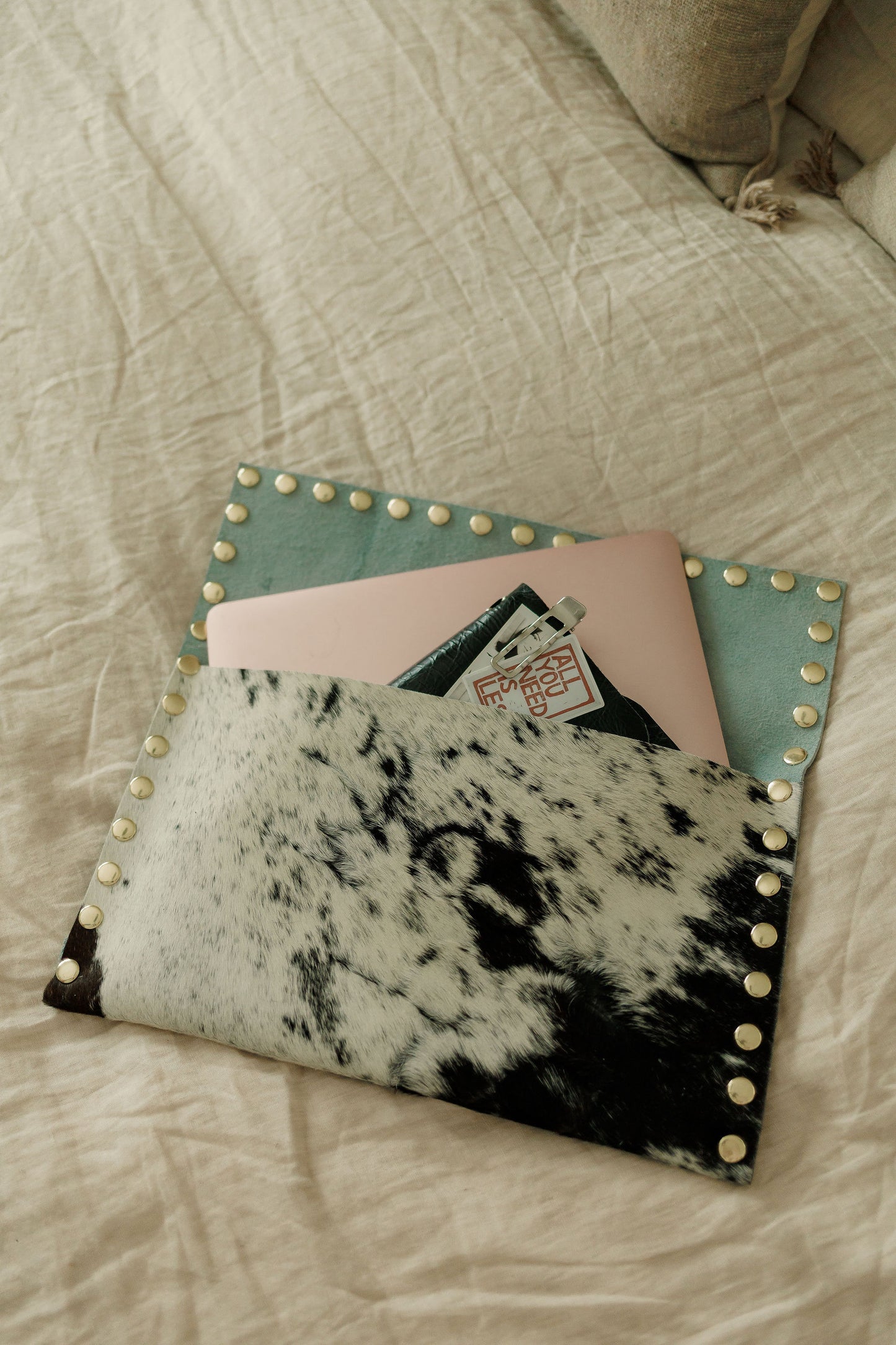 Cowhide laptop/ipad case (pre-order)