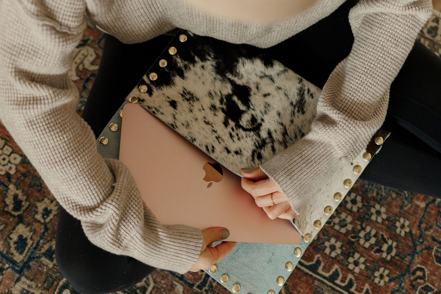 Cowhide laptop/ipad case (pre-order)