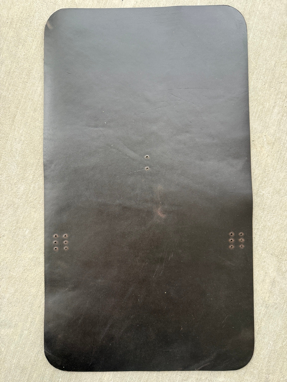 Example 4 of scuffs and scratches on an A5 espresso Studio Seconds journal