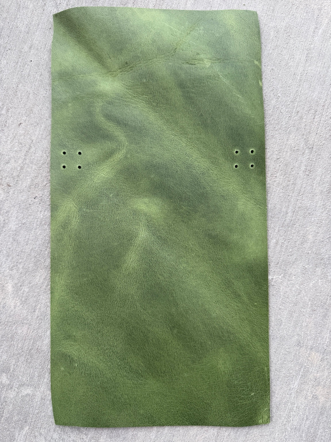 Major crease on A6 pocket green Studio Seconds journal